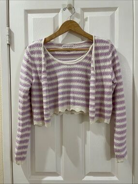 Willow & Wind Knit Cardigan Set (S)
